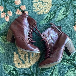 Burgundy Chelsea Crew Ankle Boots